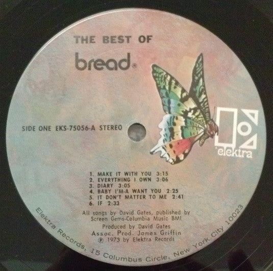 Bread : The Best Of Bread (LP, Comp, Ter)
