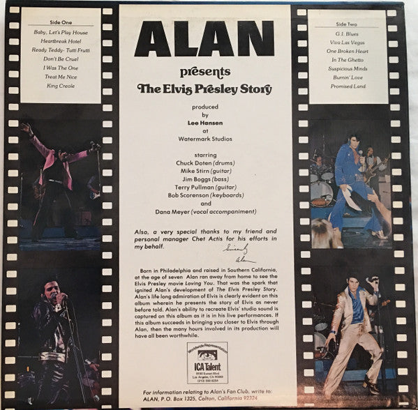 Alan (62) : The Elvis Presley Story (LP, Album)