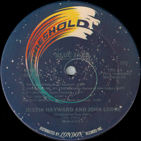 Justin Hayward & John Lodge : Blue Jays (LP, Album, Club, CRC)