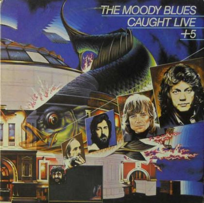 The Moody Blues : Caught Live +5 (2xLP, Album, PH )