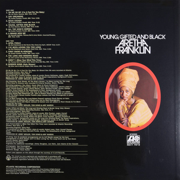 Aretha Franklin ‎– Young, Gifted And Black