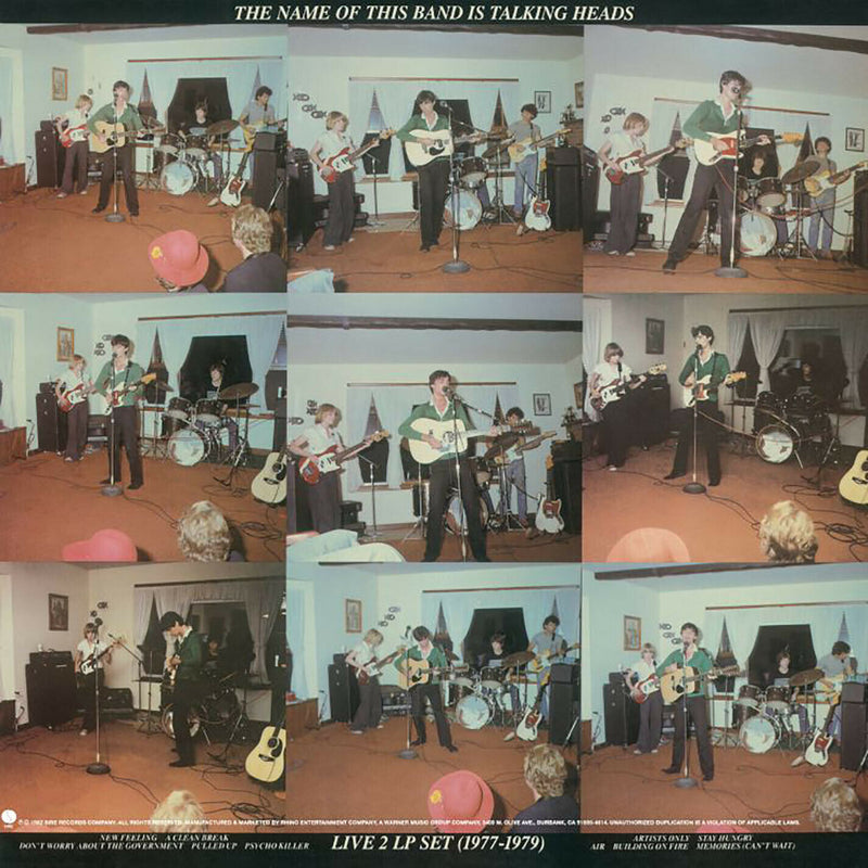 The Name Of This Band Is Talking Heads-Live 2LP set (1977-1979)